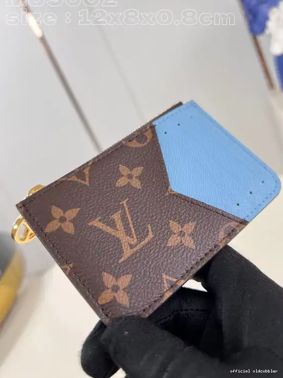 Official oldcobbler LOUIS VUITTON Holder-12*8*0.8cm Romy Card 0522